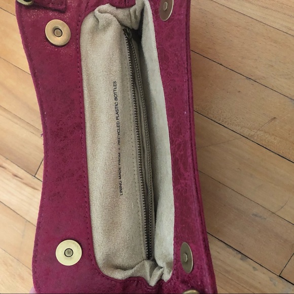 Dark Pink Matt & Nat clutch - like new - Picture 3 of 7